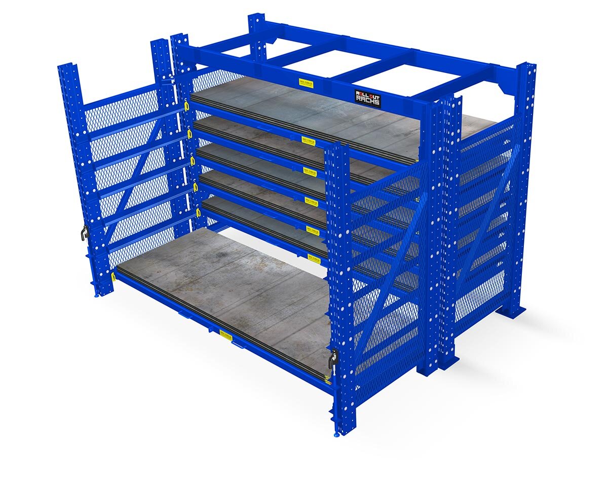 Roll-Out Sheet Rack