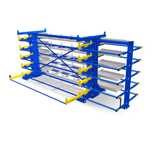 Roll-Out Cantilever Rack