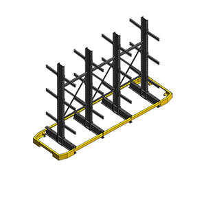 Very Narrow Aisle Cantilever Racking