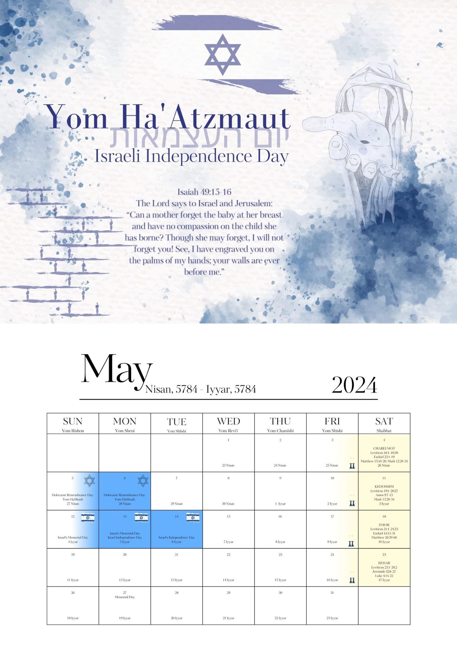20232024 Messianic Calendar — Light of Messiah Ministries