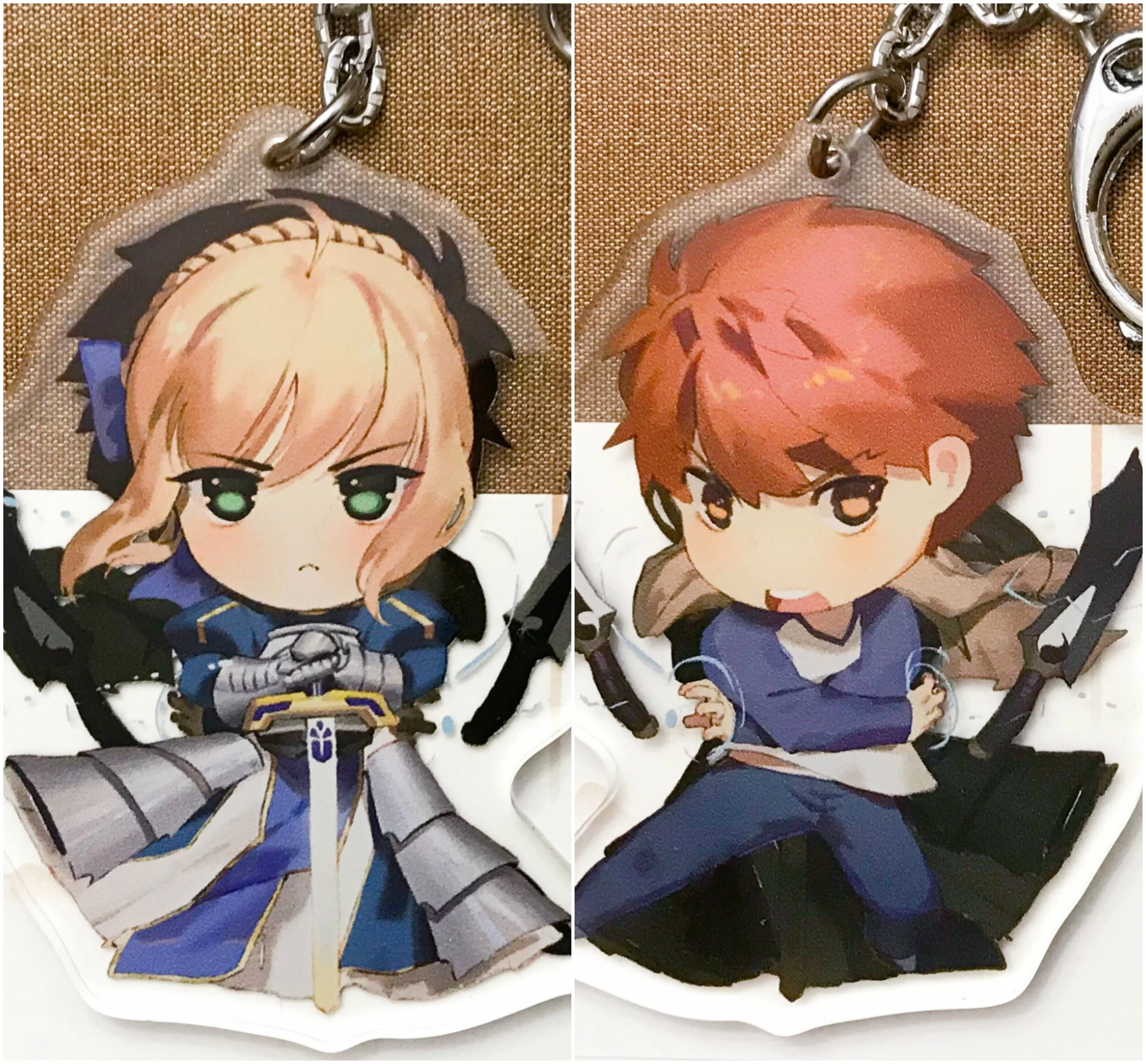 FATE Shiro/Saber [OLD KEYCHAIN]