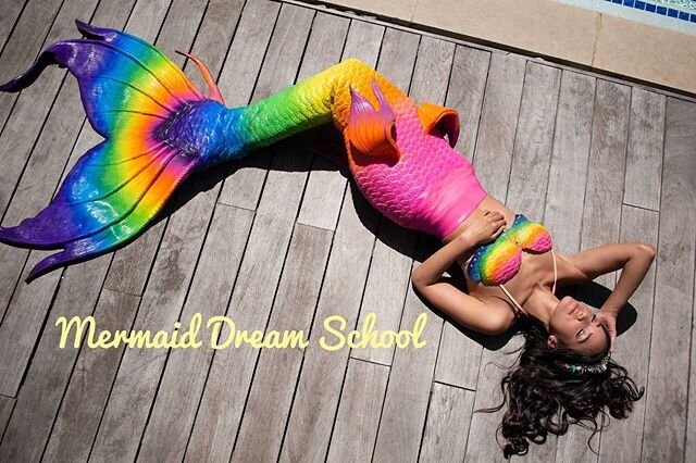 💜💚💛 @mermaidschooldallas 💛💚💜
.
.
The Lisa Frank Mermaid tail! 😍 .
.
#missmermaidusa #mermaids #mermsidlove #mermaidschool #dallas #mermaidlove #dreams #mermaiddreamschool