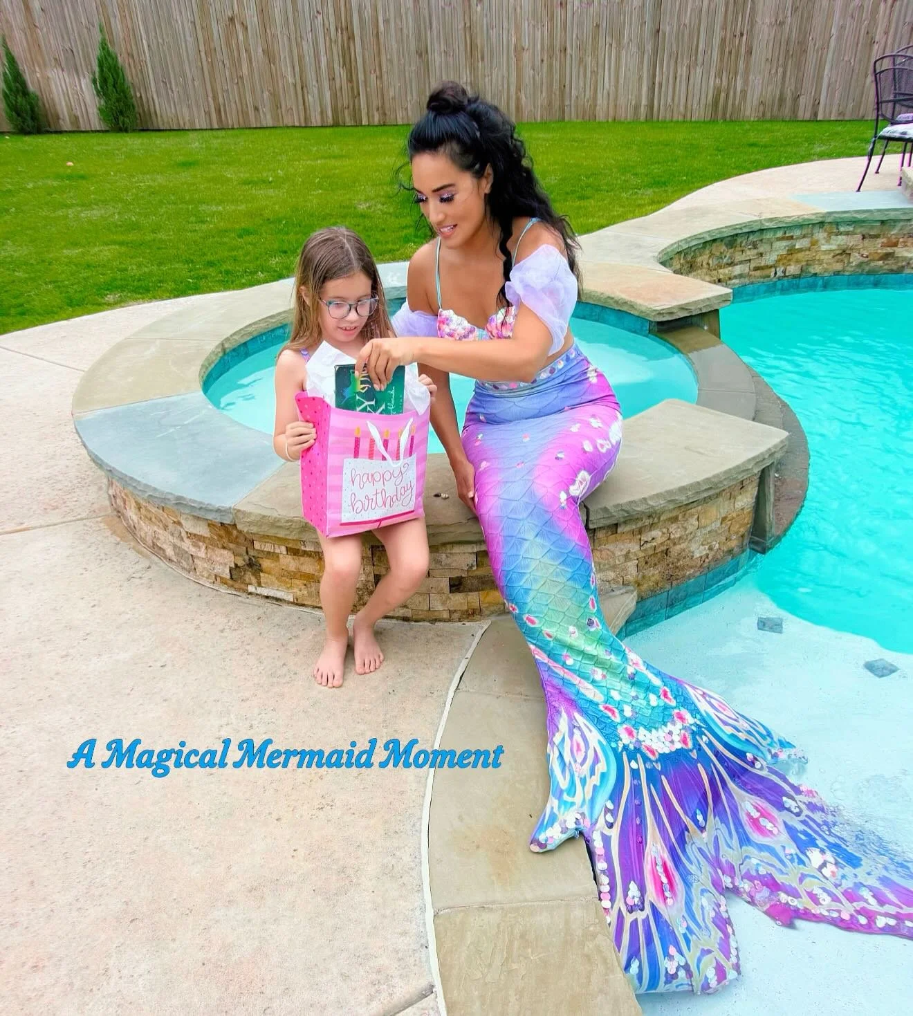 Happy MerMay!!!!
Making this sweet girl&rsquo;s birthday feel truly special 🧜&zwj;♀️✨

Her parents wanted her to have a one-on-one mermaid experience before celebrating with her friends&mdash;and it was such a magical moment just for her. From meeti
