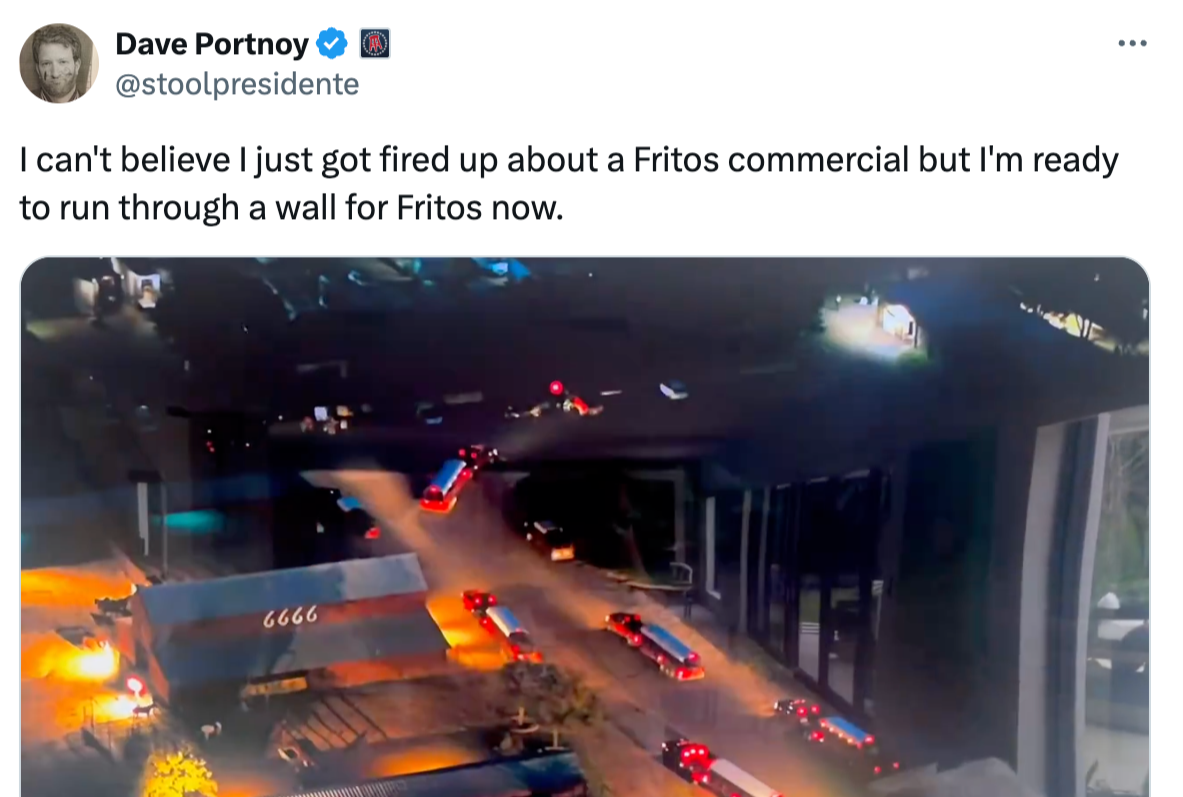  Wow. Even the guy from Barstool Sports was a fan.  