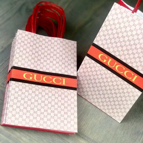 LV Gift Bags Comes in sets of 8 — Luxury Party Items