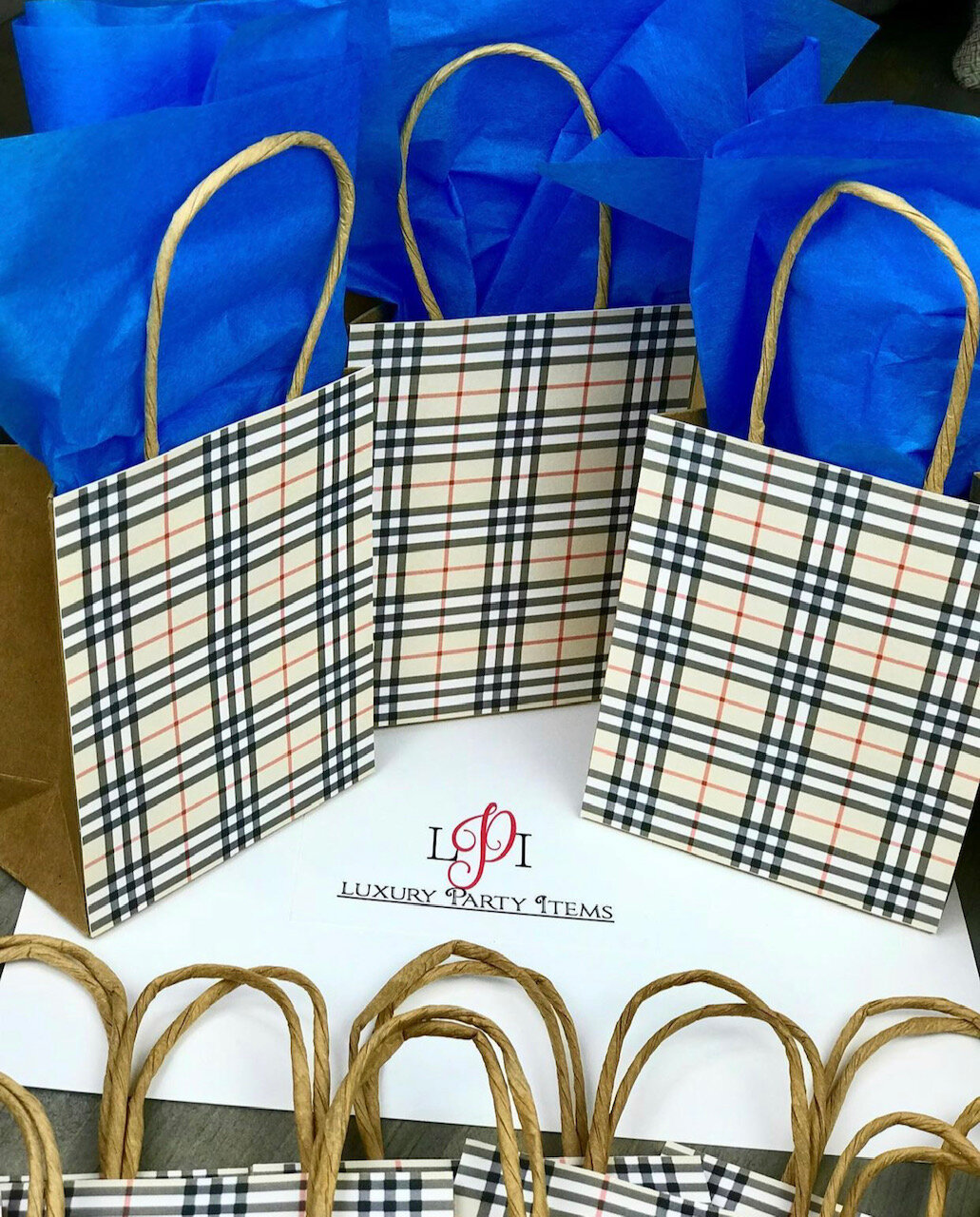 Burberry Paper Tote Bags