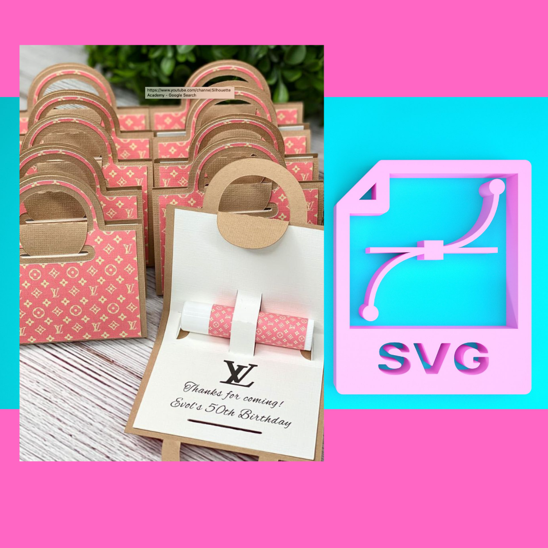 LV Pink Lip Balm Party Favors DL — Luxury Party Items