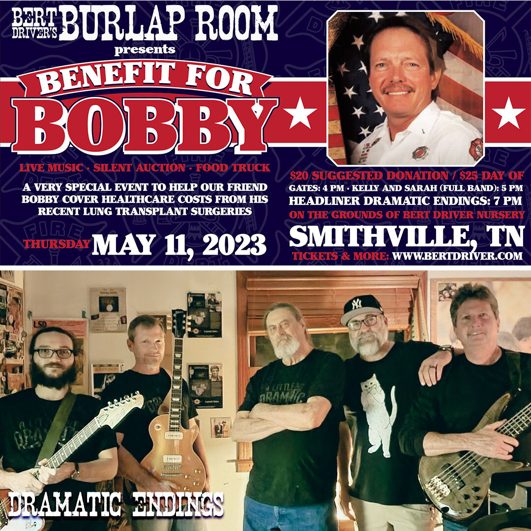 May the 4th be with you! 👽 We're one week away from our Benefit for Bobby featuring Dramatic Endings and @kellysarahmusic (with full band)! 👉 This special event includes live music, silent auction, YaYa's Foodtruck, and more to help our friend Bobb