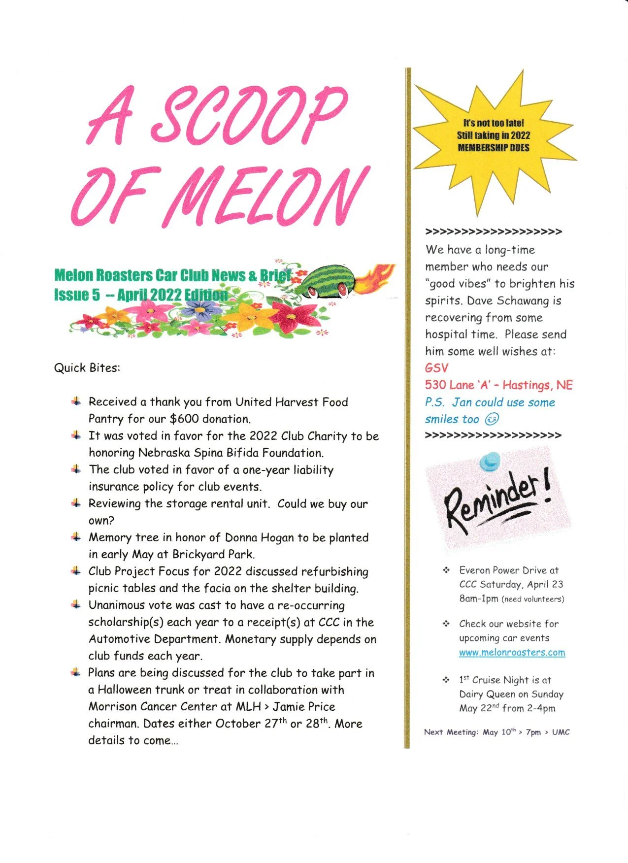 News — Hastings Melon Roasters