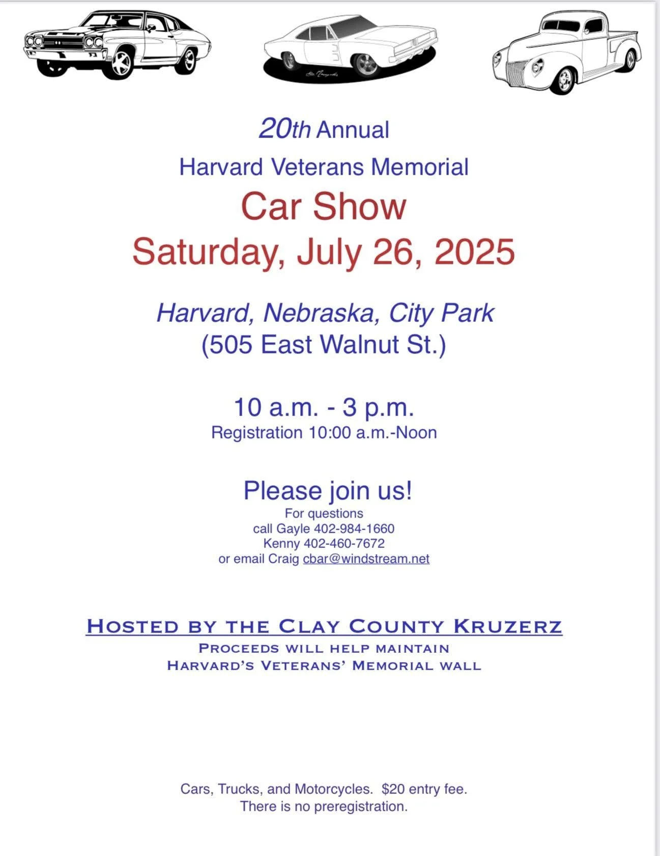 Harvard Veterans Memorial Car Show