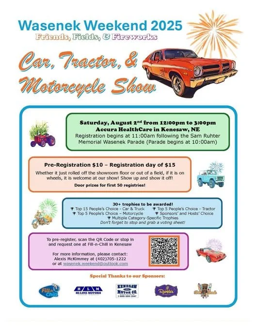Wasenek Weekend Car Show - Kenesaw, NE