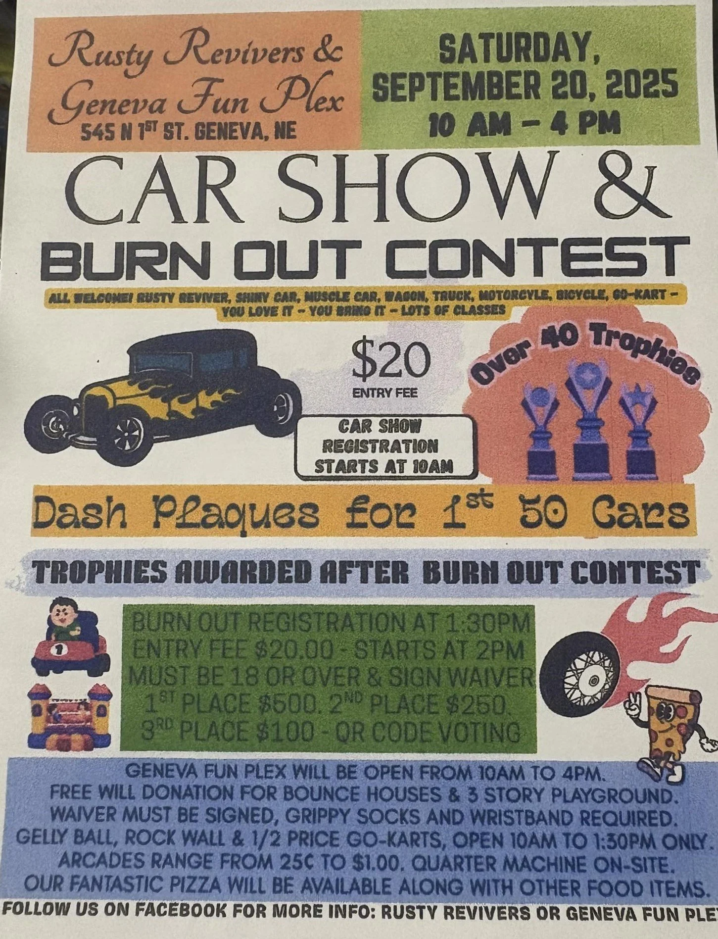 Geneva Car Show & Burnout Contest