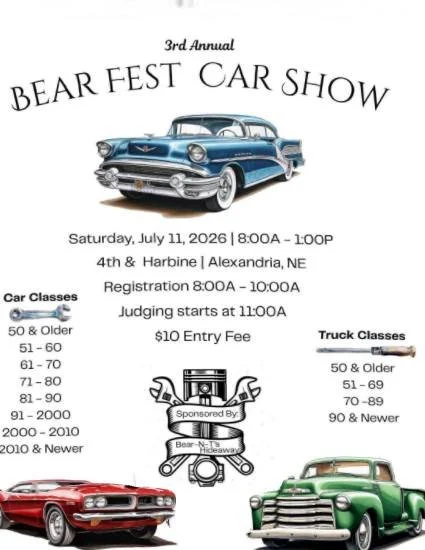 Bear Fest Car Show - Alexandria, NE