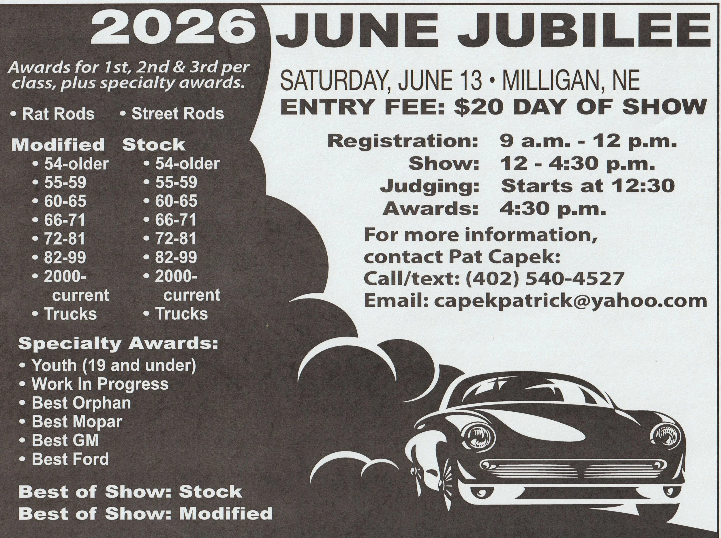 Milligan, NE  -  June Jubilee Show