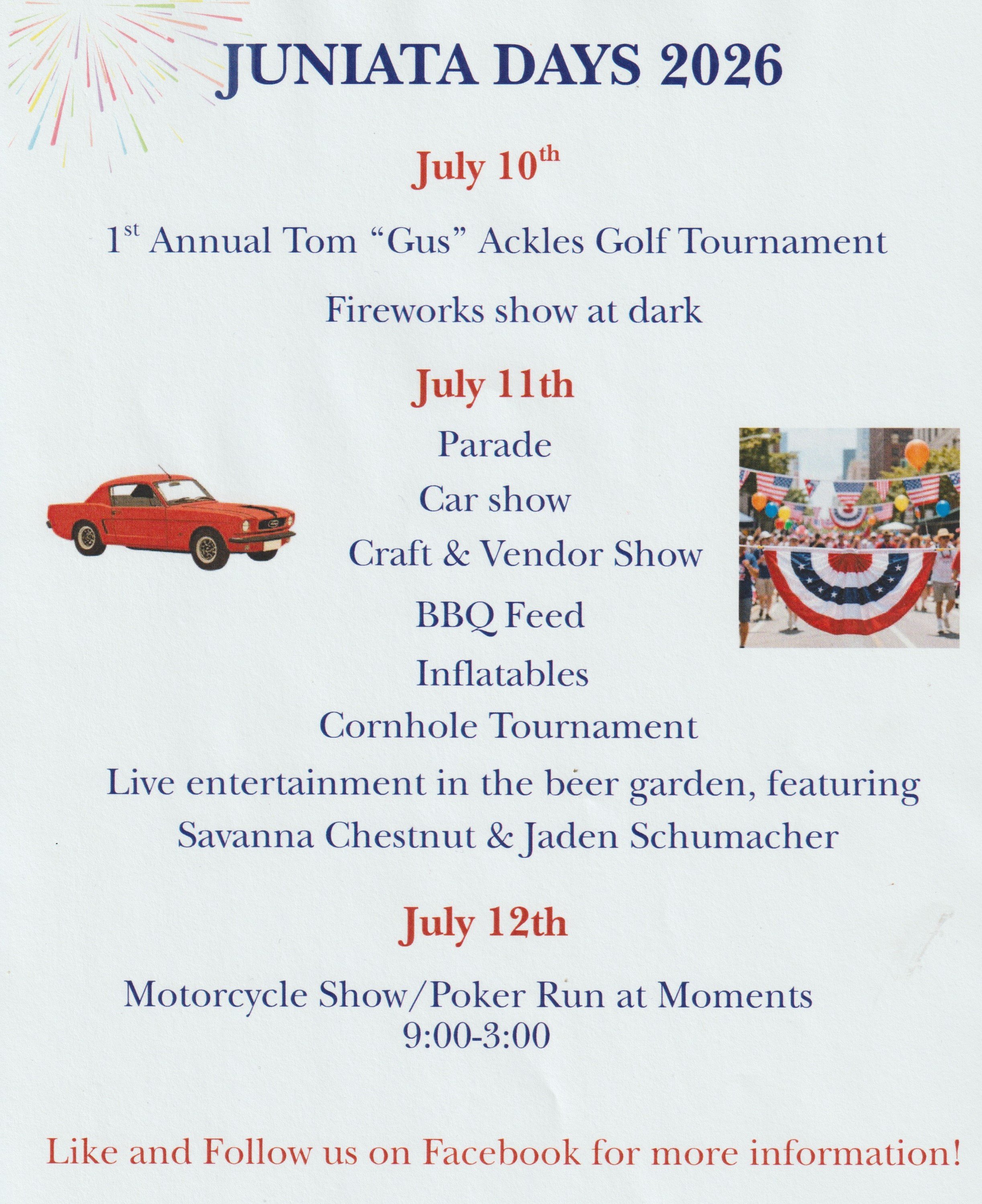 Juniata Days - Event List