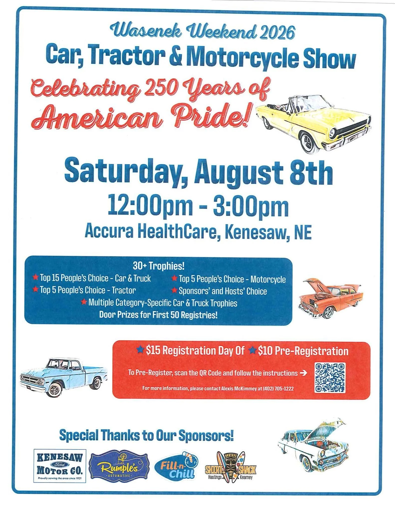 Wasenek Weekend - Car &amp; Motorcycle Show - Kenesaw