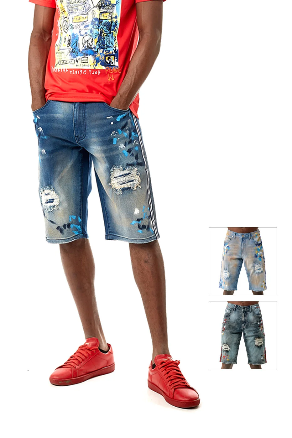 BS1039 PREMIUM STRETCH DISTRESSED and 