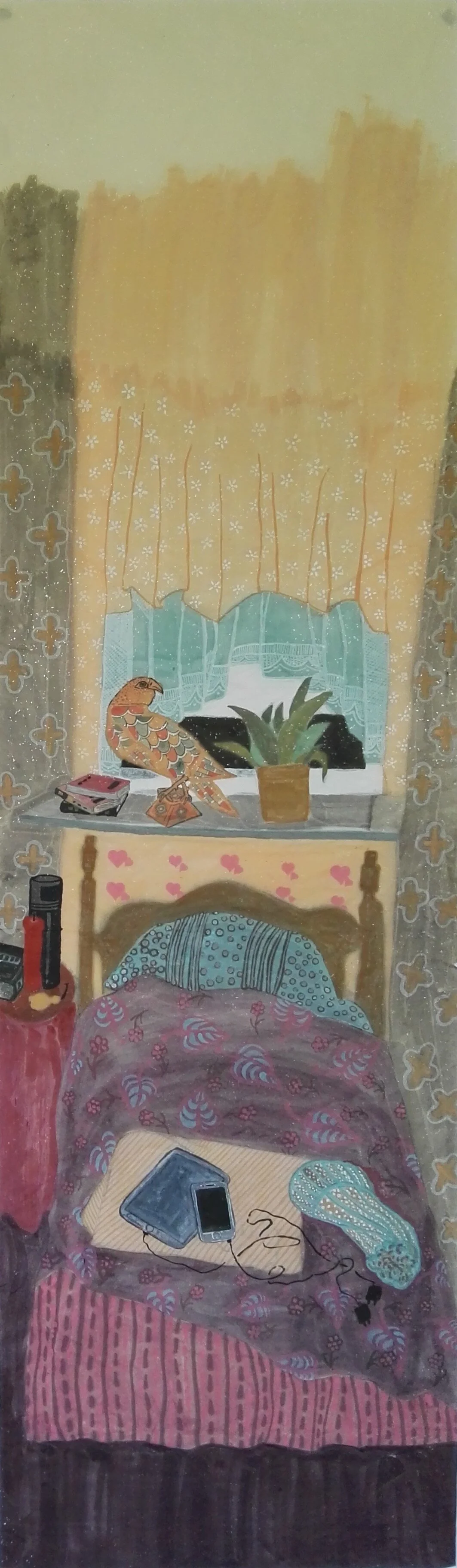 续《蜗居三》240cmx70 纸本设色水墨 2016.jpg