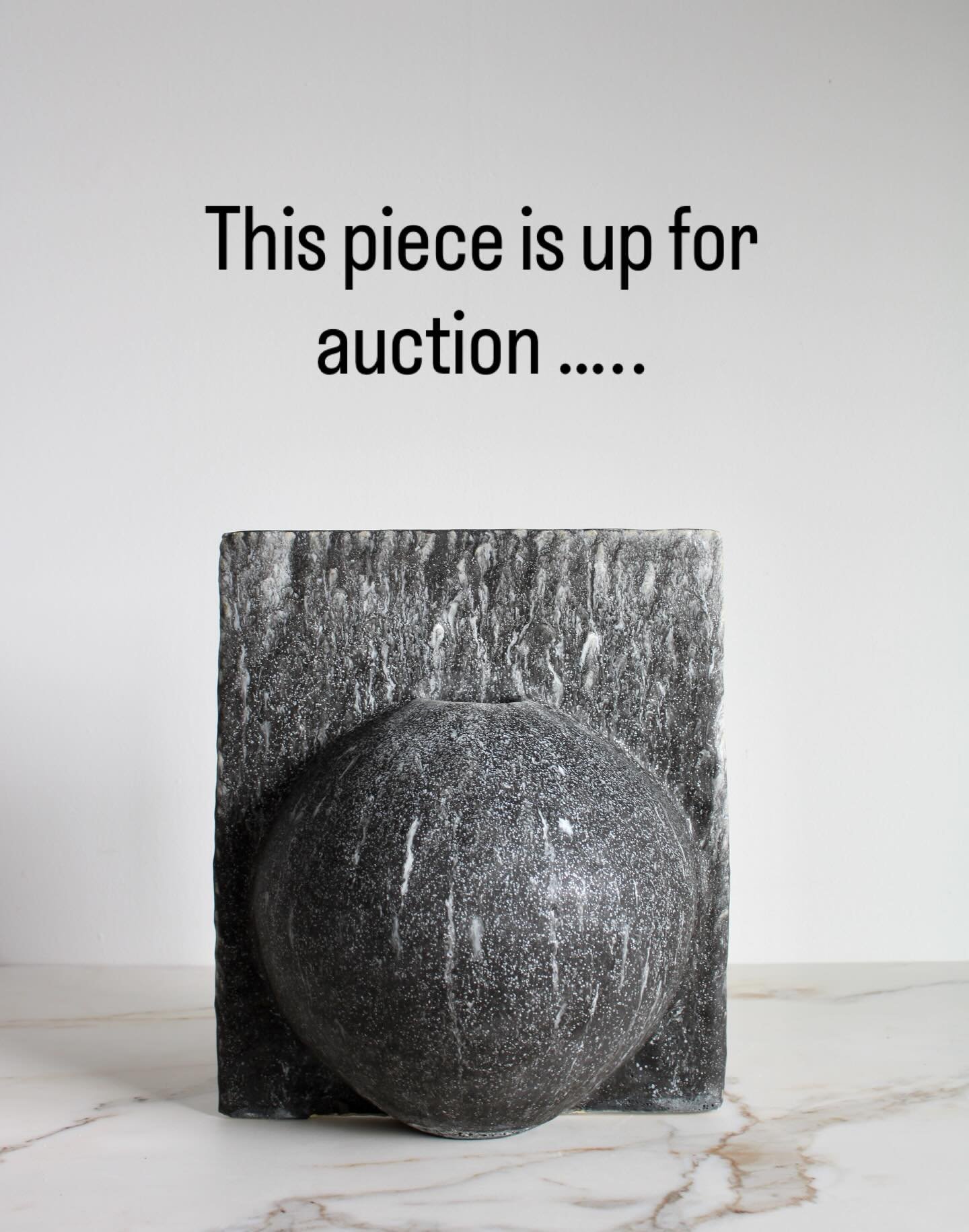 Please consider helping my friend of 25 years to rebuild parts his Studio damaged in hurricane Melissa! There are lots of great artists participating in this auction. You can check them out @jamaicaclayworkshops  and @pintopottery. 

SPHERE WITH FRAM