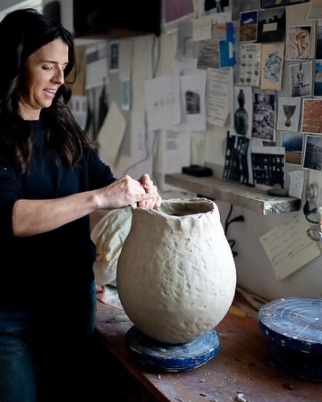 Thanks @mudtools for making the best tools on the market for us clay kids. 

&bull; @mudtools A look inside the studio with Giselle Hicks, shaping clay with intention using The Bump and our Green Platter Rib.

These tools are all about supporting the