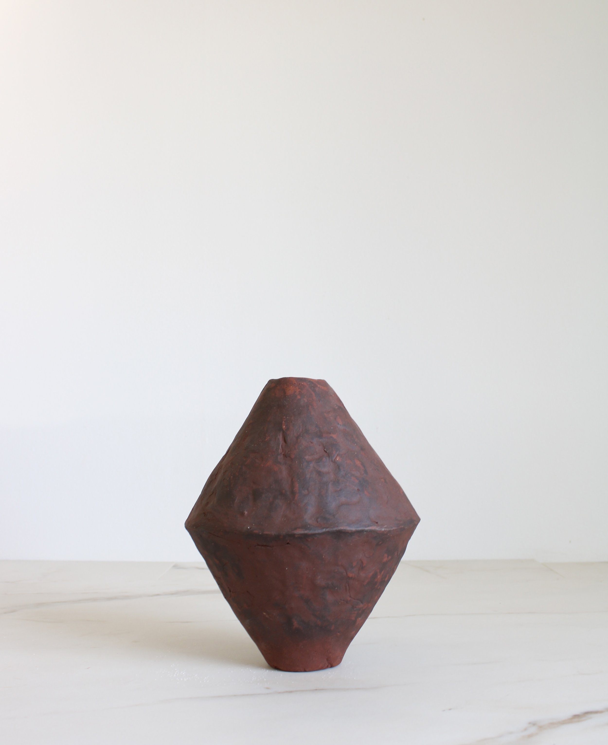 Red Stoneware Diamond