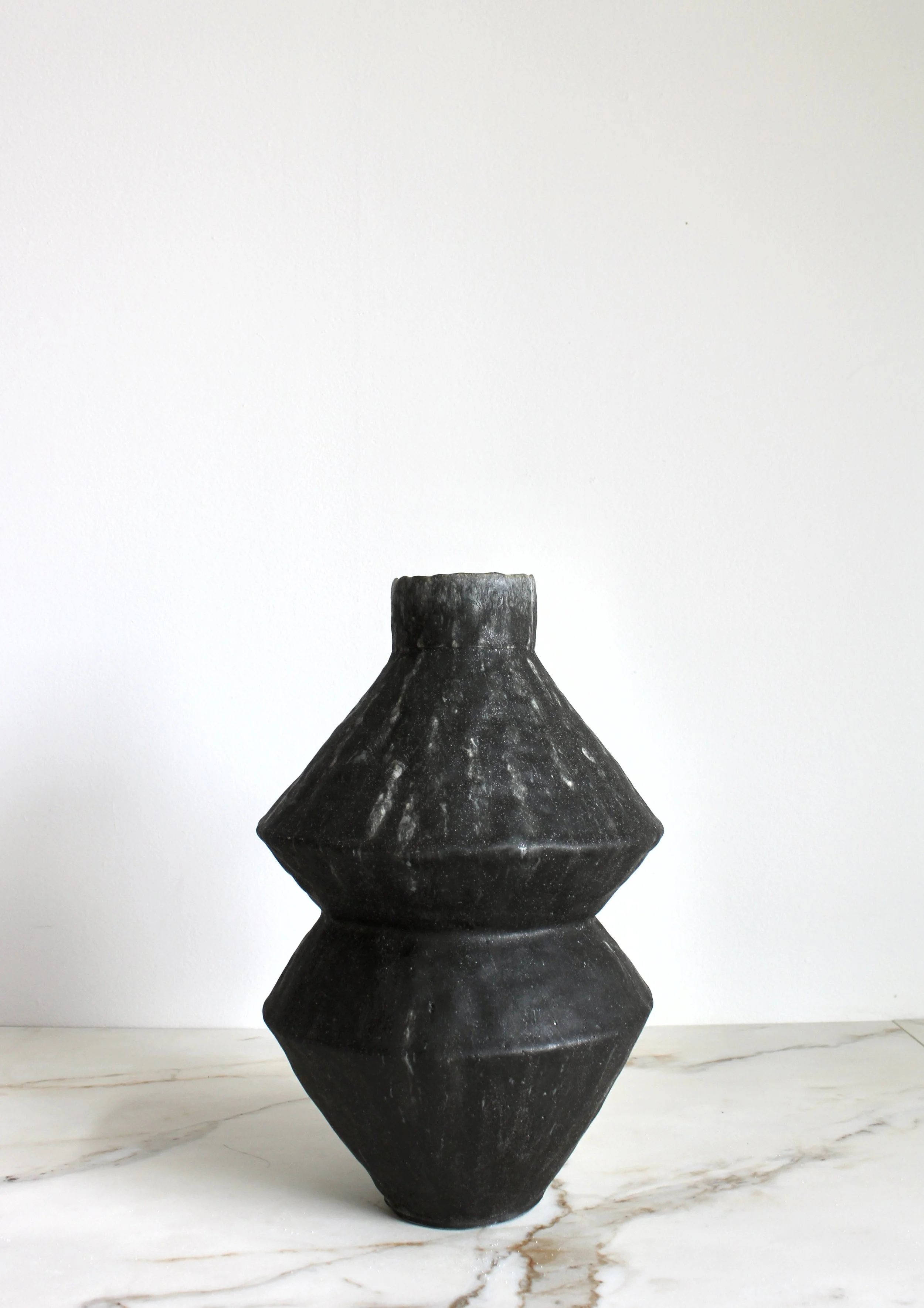 Speckled Black Zig Zag Bottle