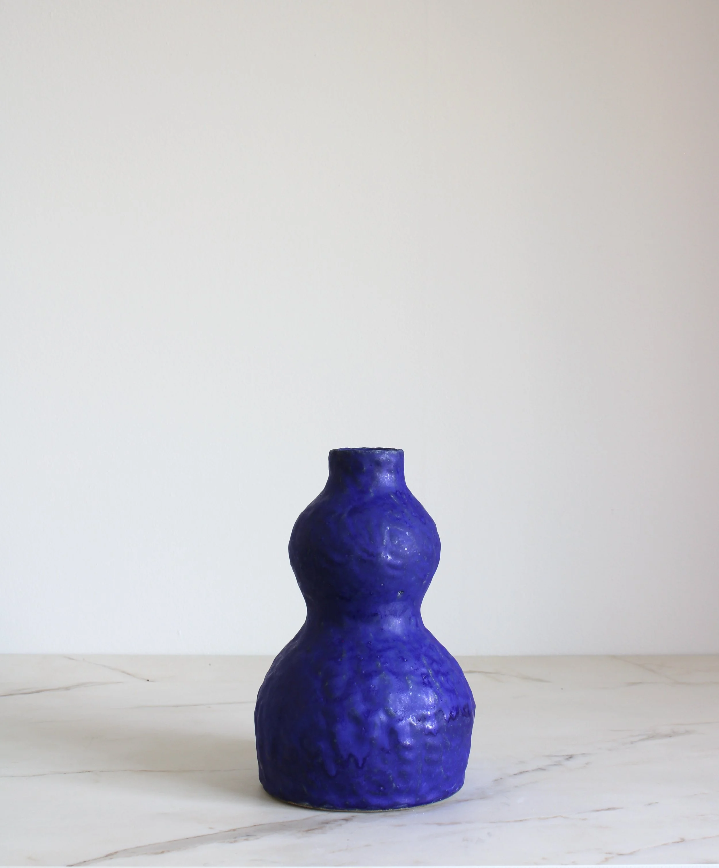 Cobalt Blue Double Curve Bottle