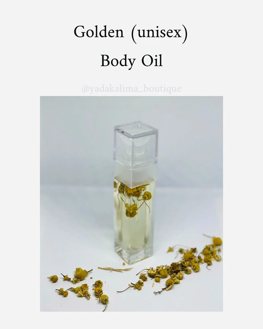 Golden (unisex) Body Oil