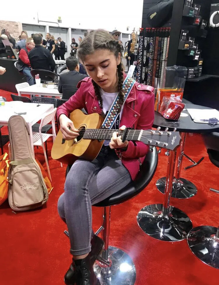 Sofia performing at NAMM.JPG
