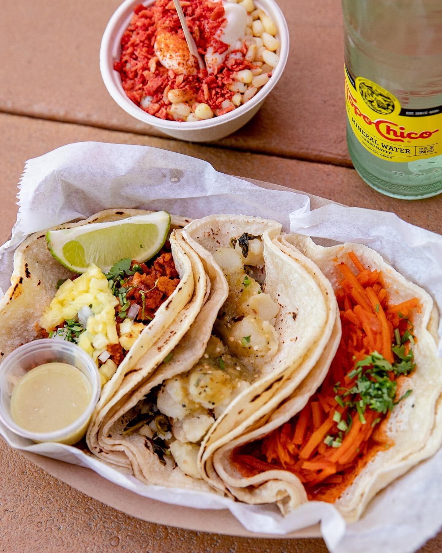 It&rsquo;s #tacotuesday and y&rsquo;all need to make plans to try @succulentvegantacos !!! Whether you&rsquo;re vegan or the biggest carnivore, these tacos and sides (the esquites are a must order) are straight fire. And to make things even better, t
