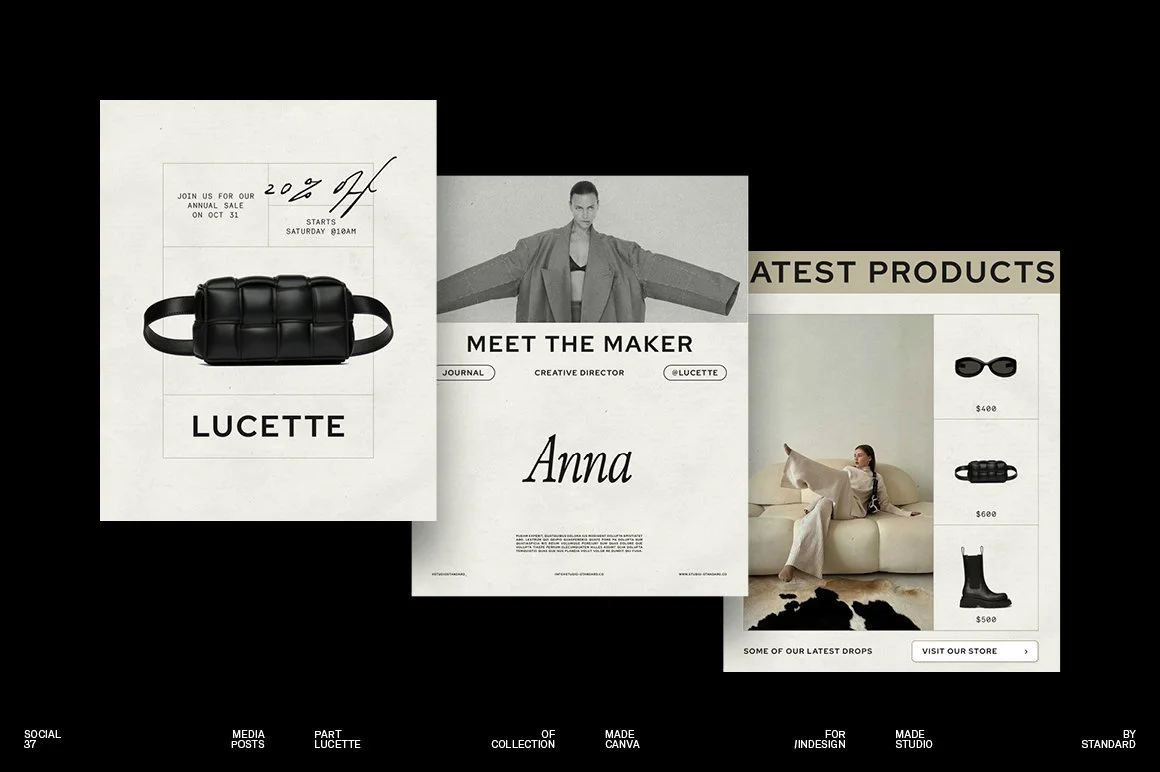 LUCETTE | Social Media Kit Studio Standard