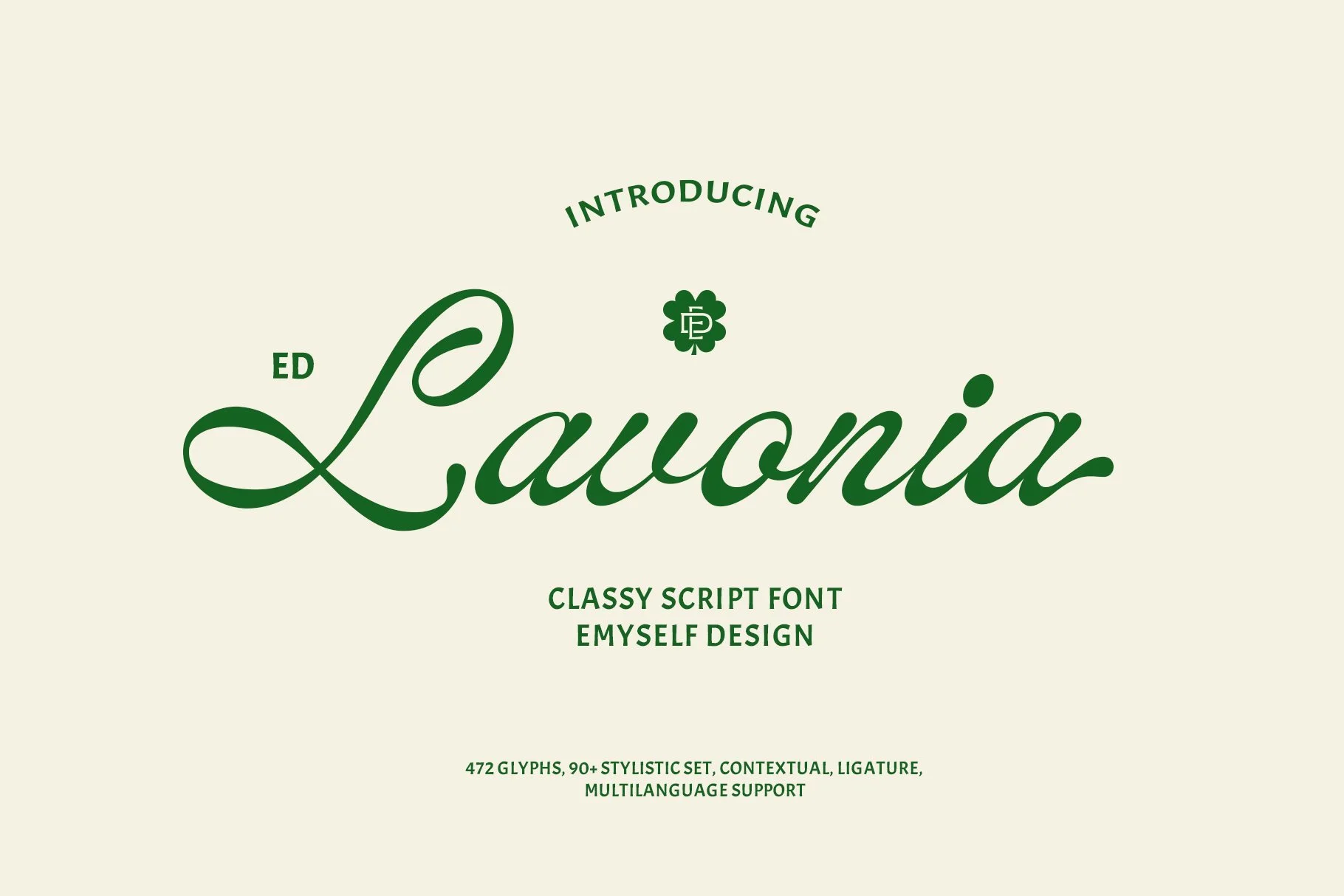 Emyself Design  ED Lavonia - Classy Script