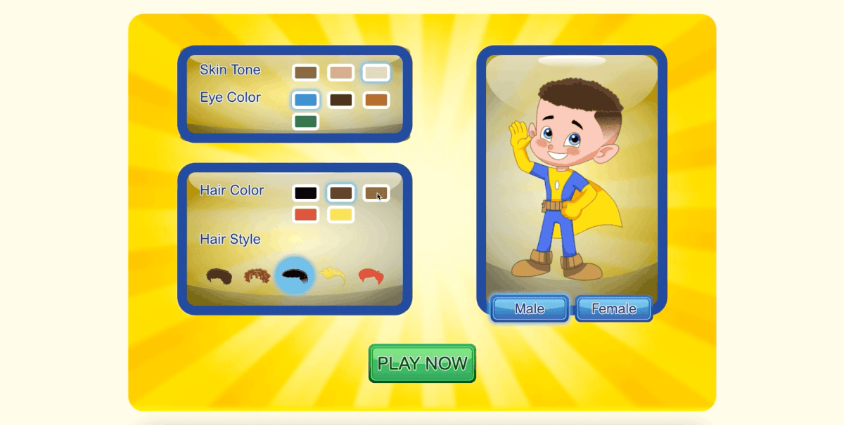 Breakfast Squad Character Customisation.gif