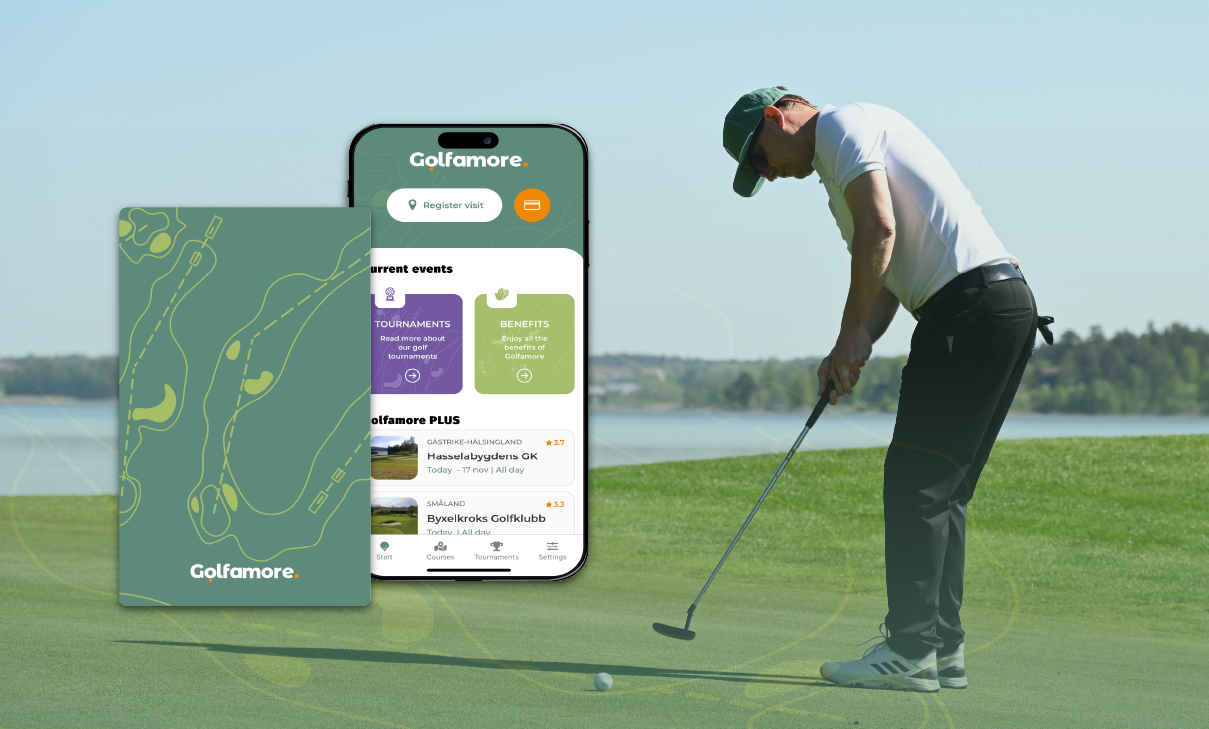 Play over 1400 golf courses with 50% discount on green fees