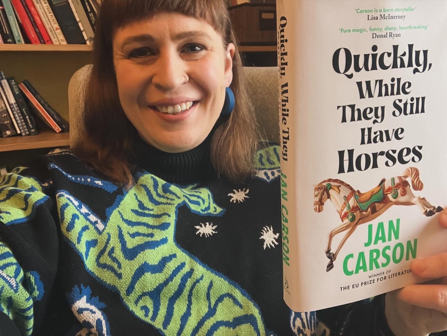 Jan Carson at the Royal Hillsborough Bookshop