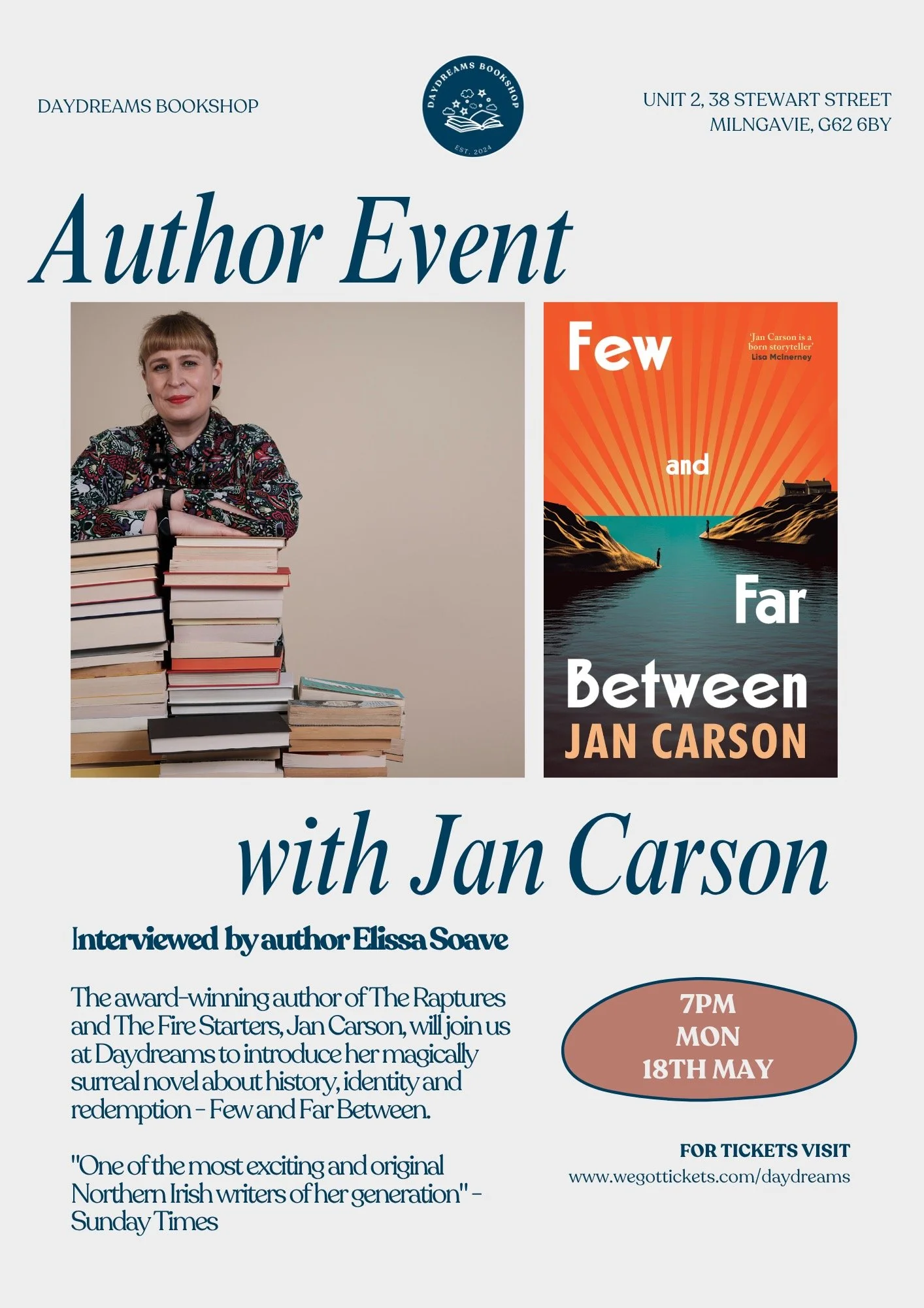 Few and Far Between at Daydreams Bookshop