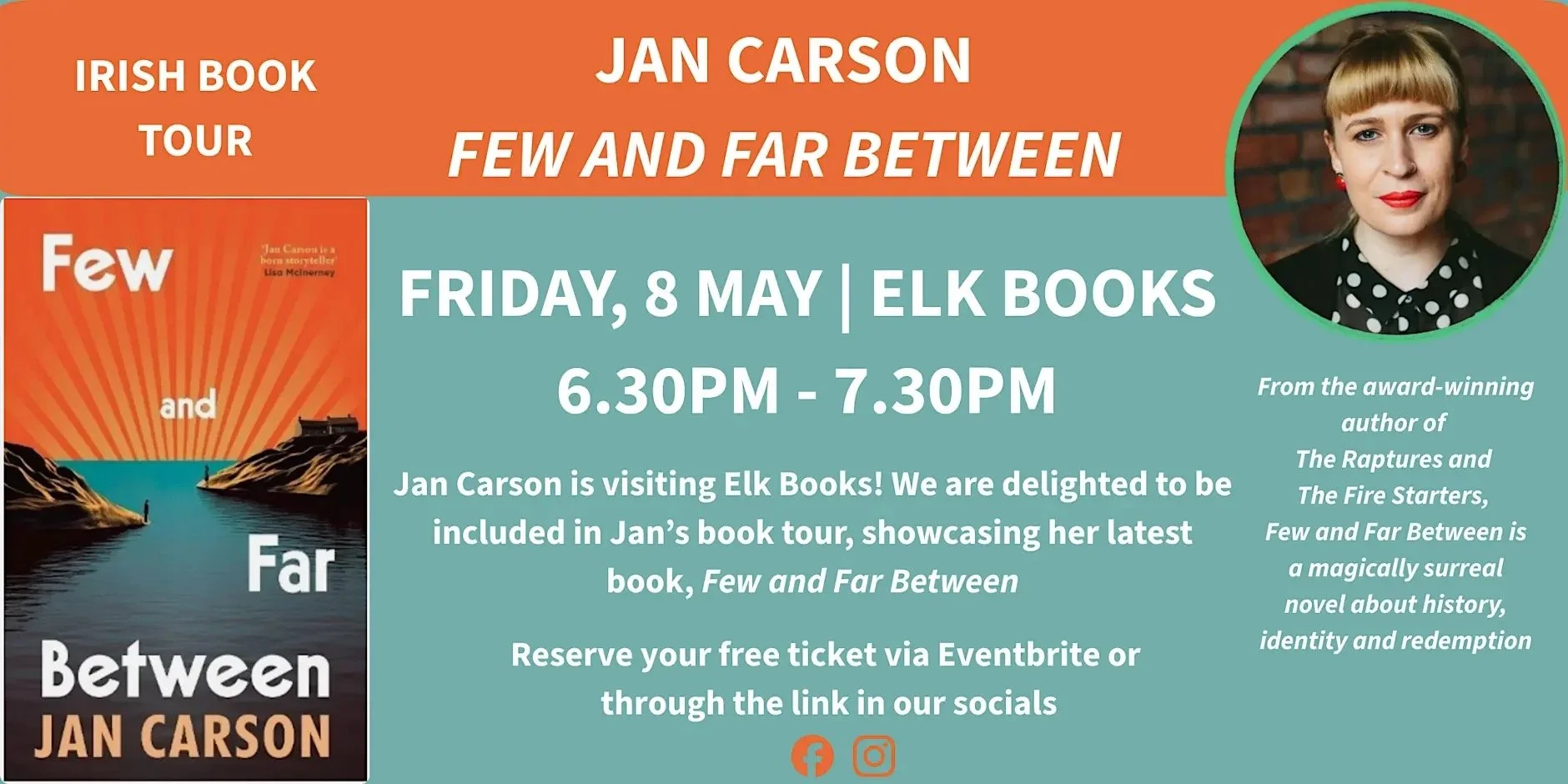 Few and Far Between at Elk Books, Warrenpoint