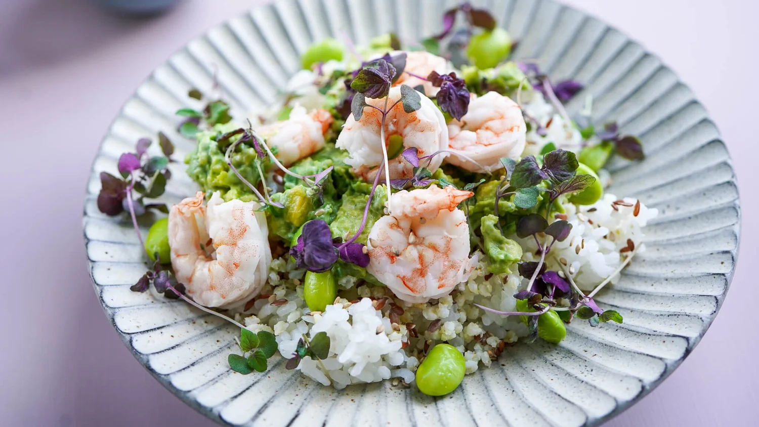 Prawn & Avocado Quinoa Sushi Bowl