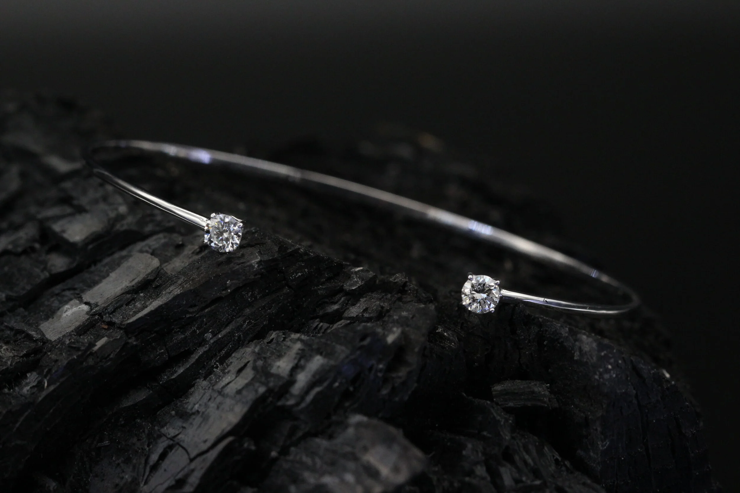 White Gold Diamond Bracelet | Timeless Collection by Sagess - Luxury Tattoo-Like Everyday Wear