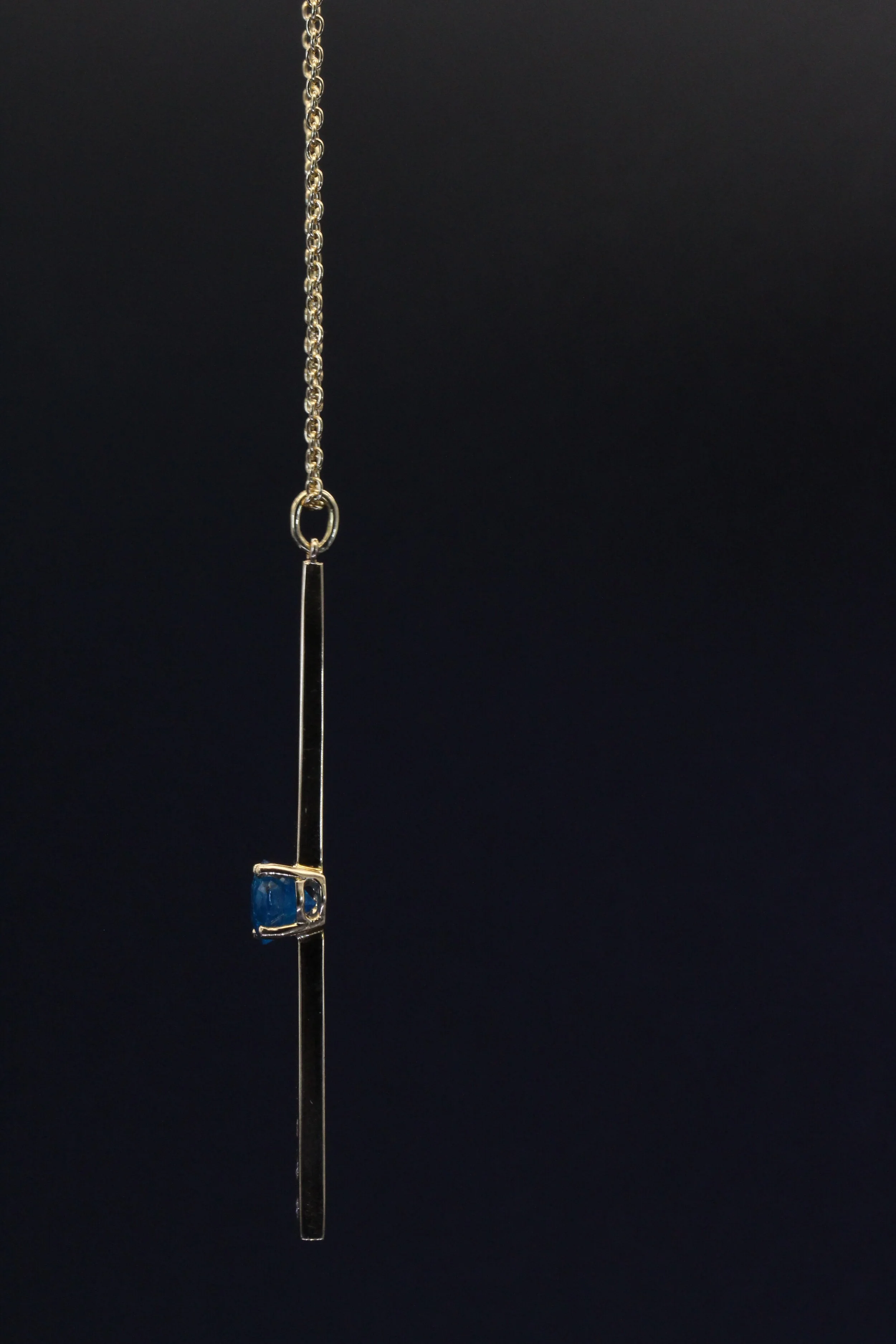 LUXURY EVIL EYE 18K YELOOW GOLD PENDANT NECKLACE
