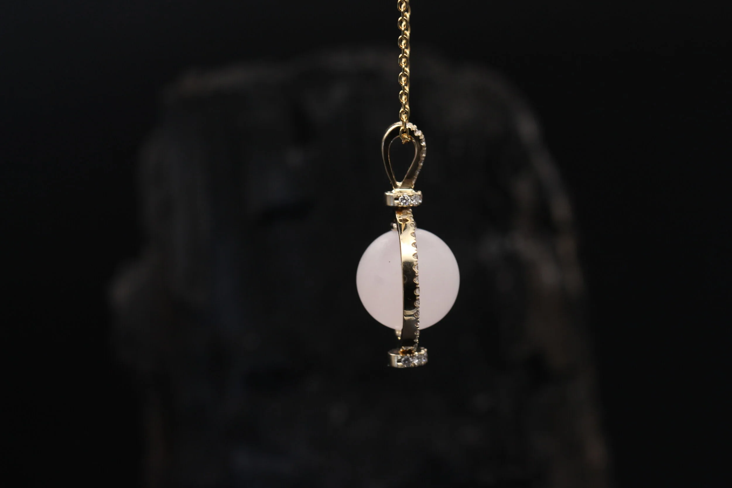 Luxury Magic Charms - Love in Rose Quartz &amp; diamond 