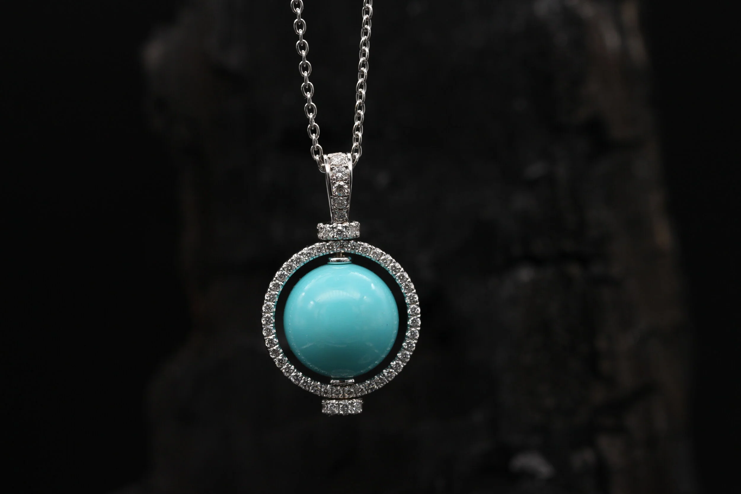 Luxury Magic Charms | Turquoise Pendant |  Mystic Fine Jewelry | Sagess