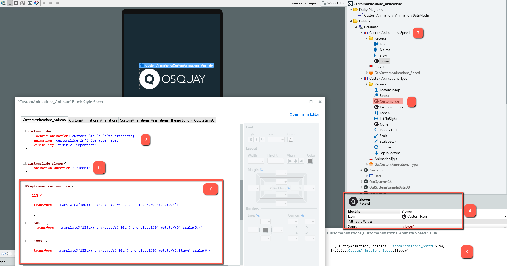 HOW TO EASILY ADD ANIMATIONS IN OUTSYSTEMS — OSQuay - Landing Innovation