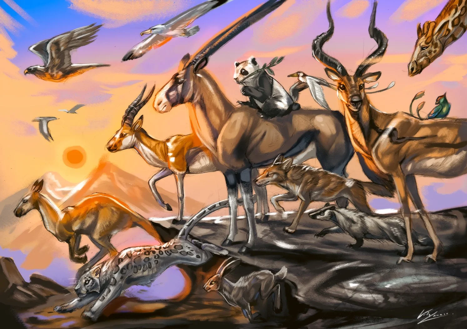 Animal Serengeti - PRINT