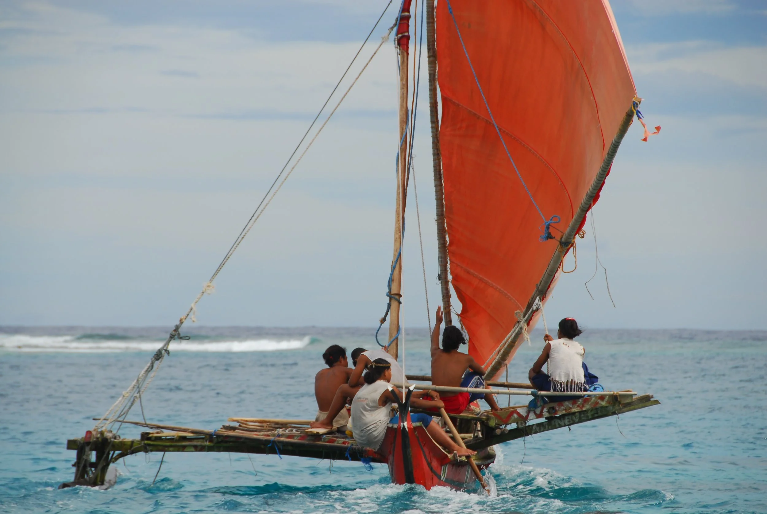 Traditional Boating in Micronesia (c) A Russ