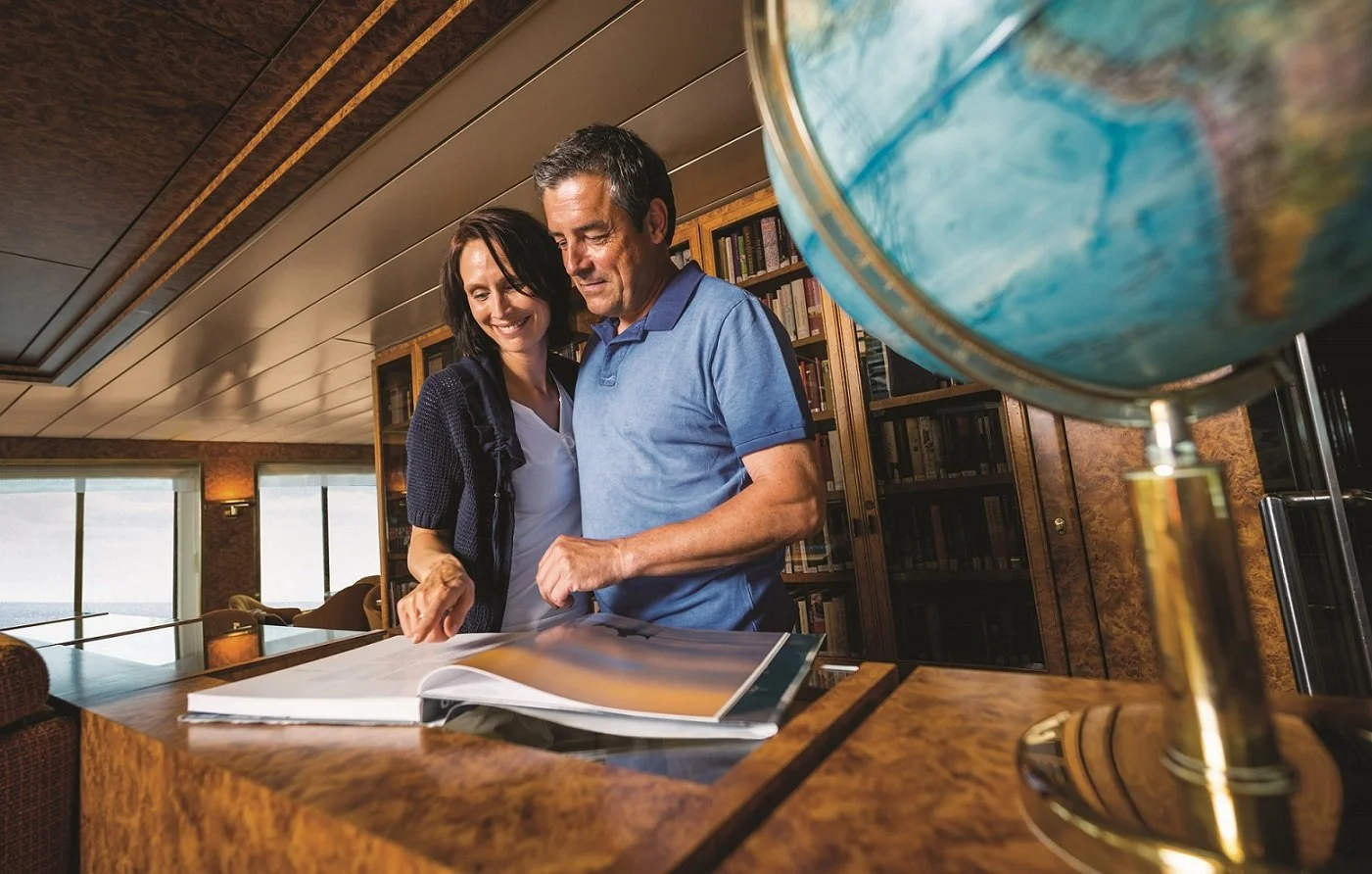 The ship has a well-stocked Library 