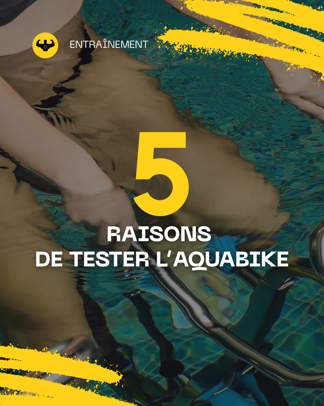 5 raisons de tester l’aquabike à Quincy-Voisins