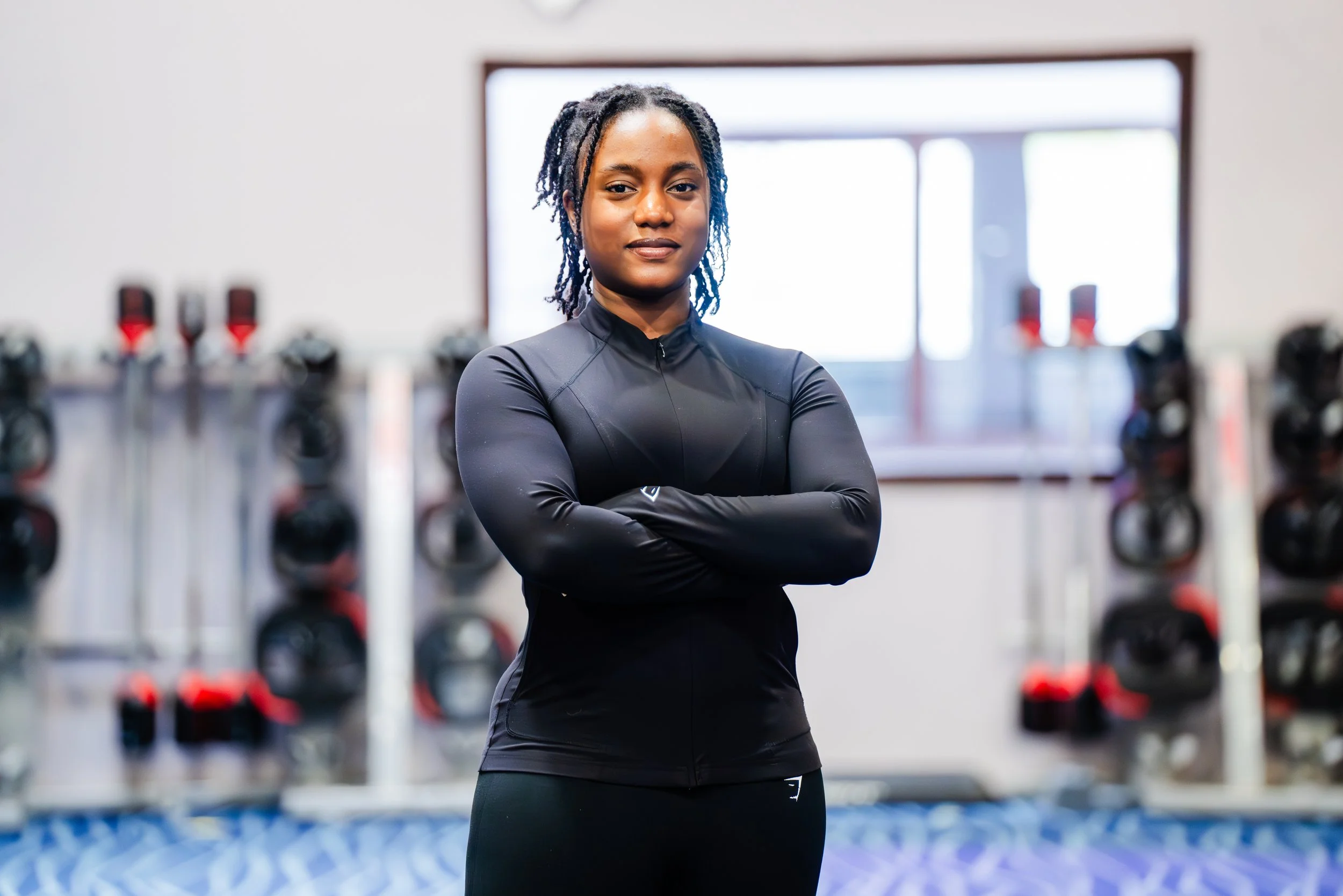 Malorie, chef de projet chez Fit’Teix à Quincy-Voisins, membre de l’équipe du club de sport.