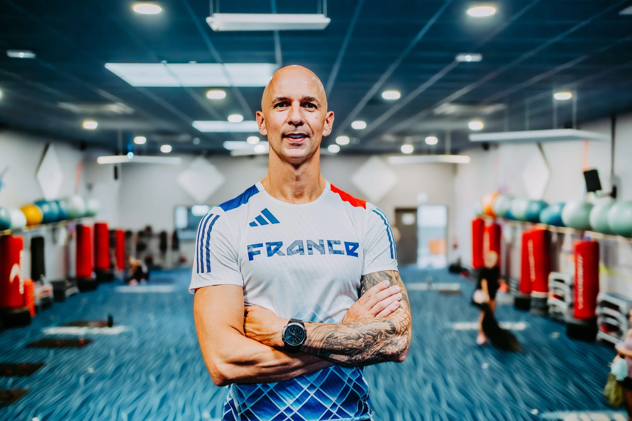 Fabien, coach sportif et responsable événementiel Fit’Teix à Quincy-Voisins, membre de l’équipe du club de sport.