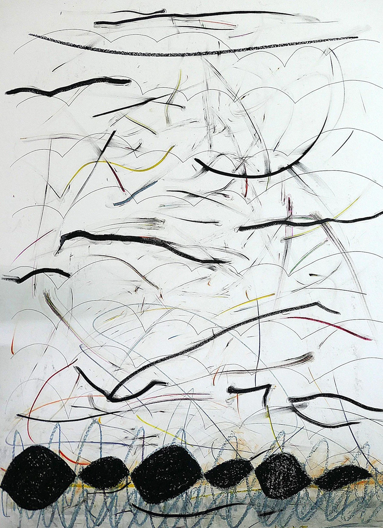  2002  140 x 100 cm  diverse Kreiden auf Papier 